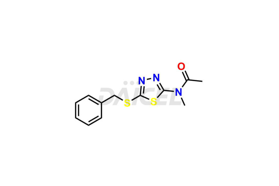 N-(5-(benzylthio)-1,3,4-thiadiazol-2-yl)-N-methylacetamide